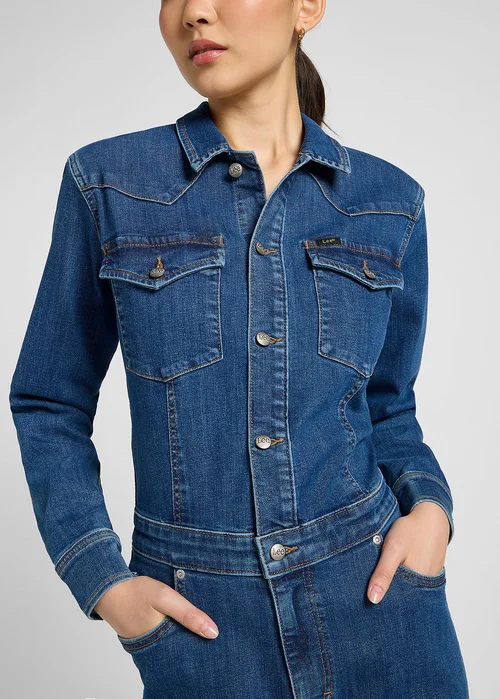 Lee Slim Western Jumpsuit Upstream