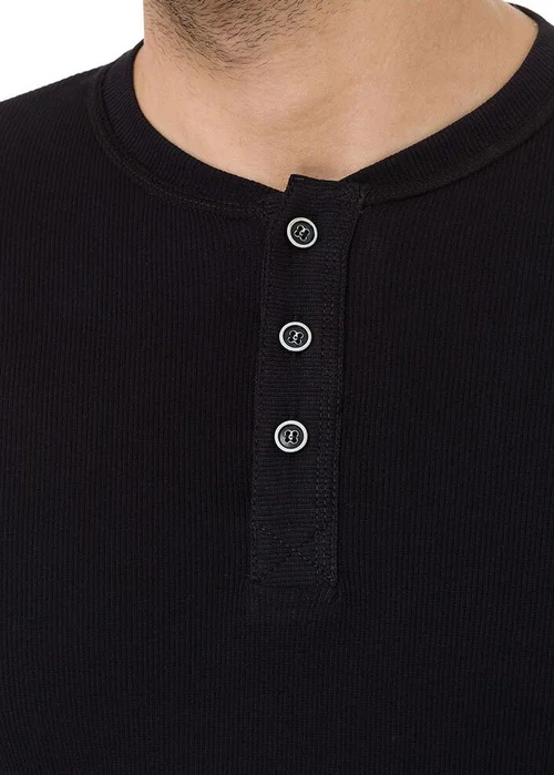 Cross Jeans Czarny Long Sleeve