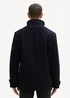 Tom Tailor 2 In 1 Jacket In Wool Sky Captain Blue
