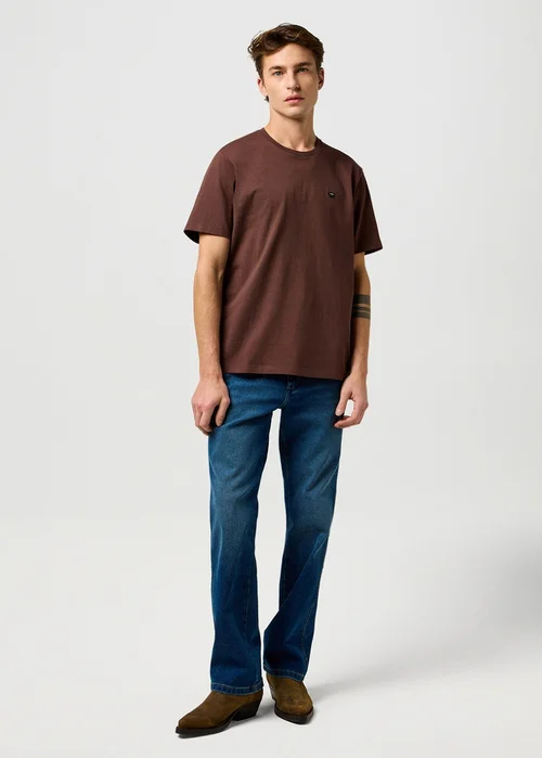 Wrangler Sign Off Tee Mahagony