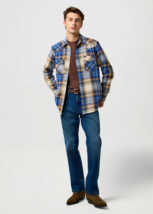 Wrangler Sign Off Tee Mahagony