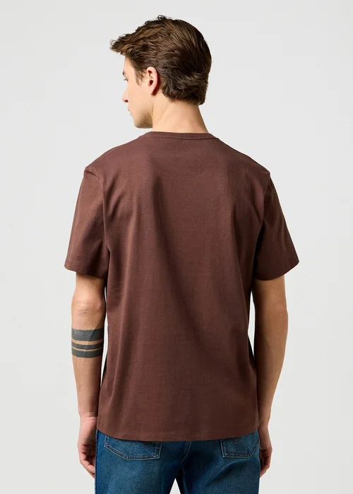 Wrangler Sign Off Tee Mahagony