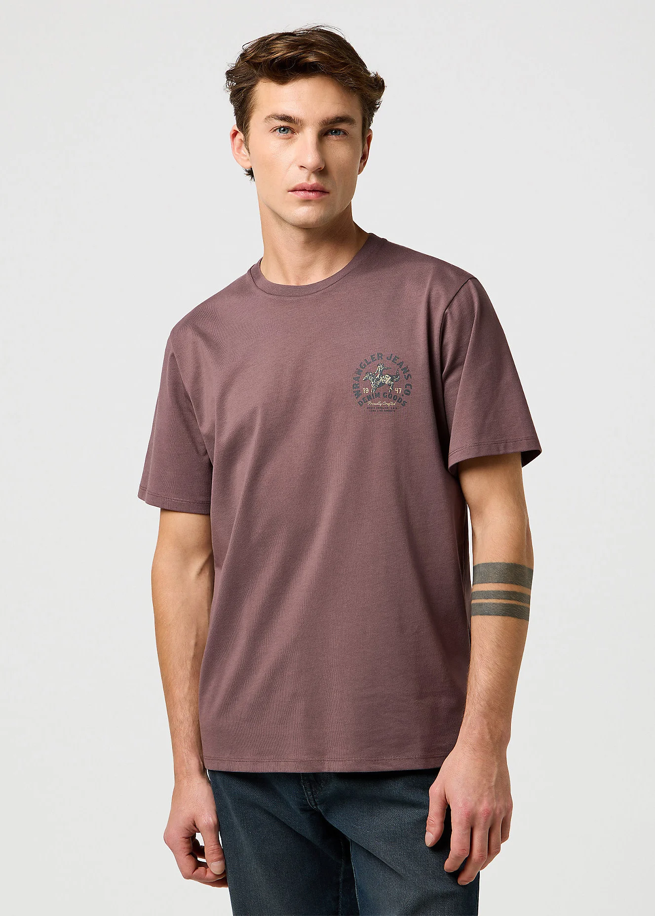 Wrangler Small Graphic Tee Peepercorn