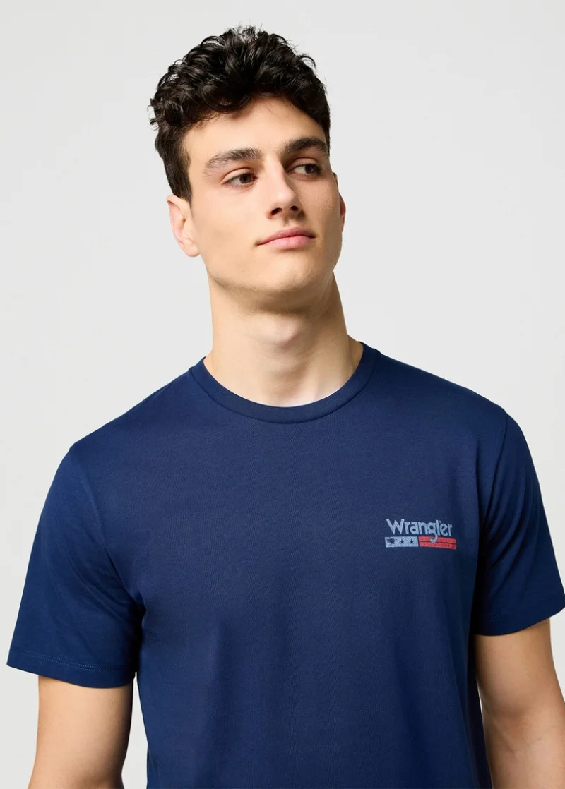 Wrangler Small Americana Tee Navy