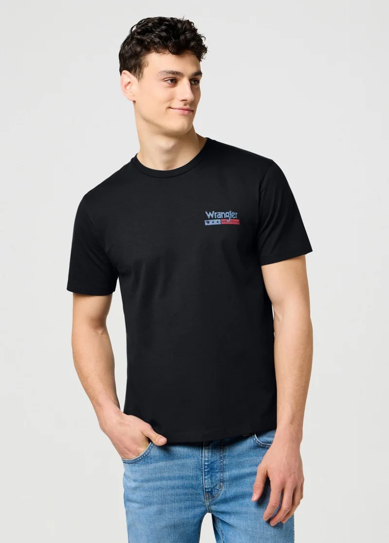 Wrangler Small Americana Tee Black