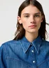 Wrangler Regular Yoke Shirt Sparkle Blue