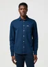 Wrangler One Pocket Shirt Blue Oxide