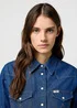 Wrangler Regular Western Shirt Dark Wash