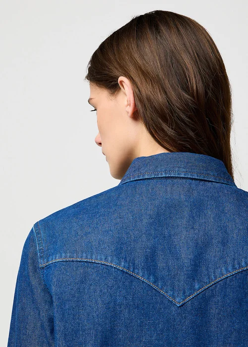 Wrangler Regular Western Shirt Dark Wash