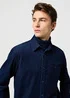 Wrangler 1 Pocket Courdoy Shirt Navy