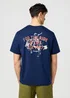 Wrangler Graphic Tee Black Iris