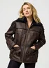 Wrangler Fringe Jacket Brown Leather