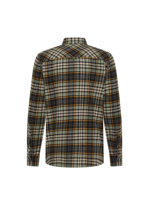 Mustang Eastbridge Brushed Twill Big Check Green