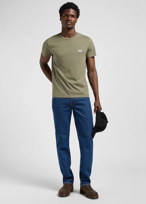 Lee Twin Pack Crew Greenbright White