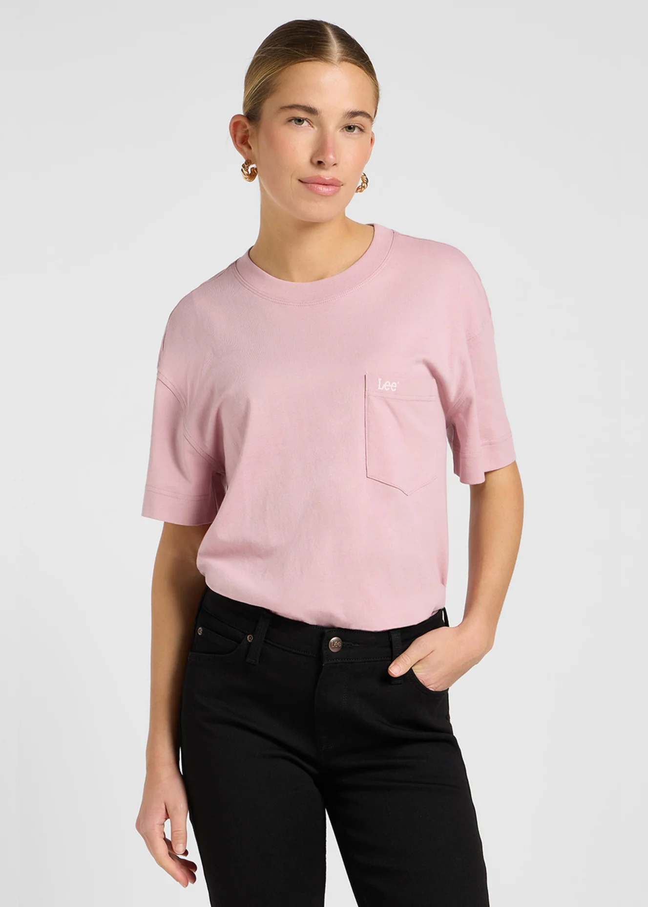 Lee Short Sleeve Pocket Tee Pretty Plum