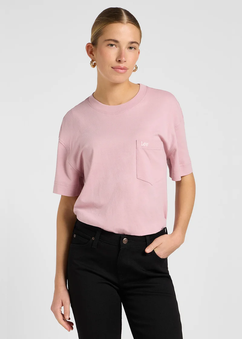 Lee Short Sleeve Pocket Tee Pretty Plum