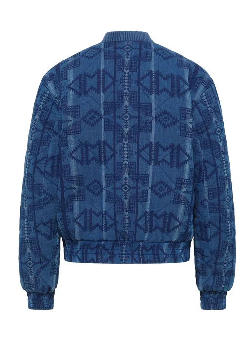 Mustang Bouse Indigo Ikat Jacquard
