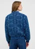 Mustang Bouse Indigo Ikat Jacquard