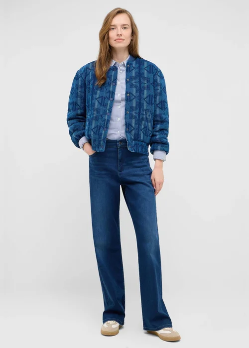 Mustang Bouse Indigo Ikat Jacquard