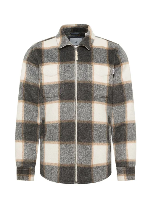 Mustang Philo Big Check Anthracite