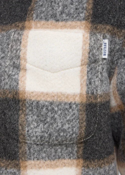 Mustang Philo Big Check Anthracite