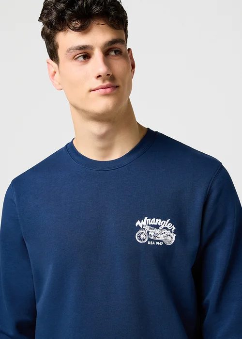 Wrangler Americana Crew Navy