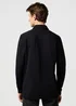Wrangler Long Sleeve Polo Shirt Black