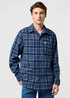 Wrangler Overshirt Dark Blue Check