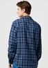Wrangler Overshirt Dark Blue Check