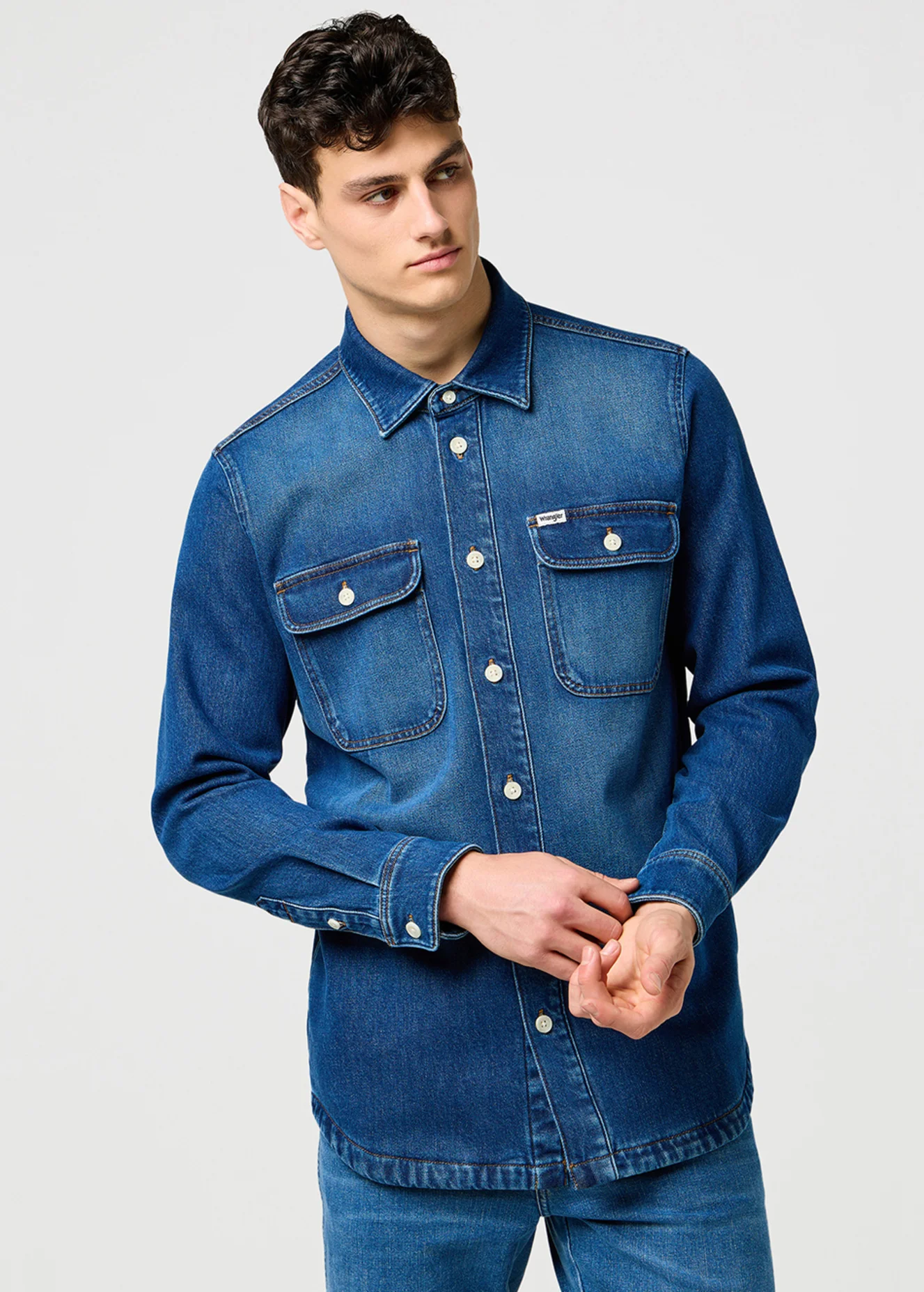 Wrangler Overshirt Slatebound