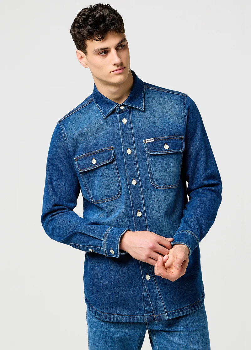 Wrangler Overshirt Slatebound