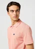 Wrangler Refined Polo Shirt Orange