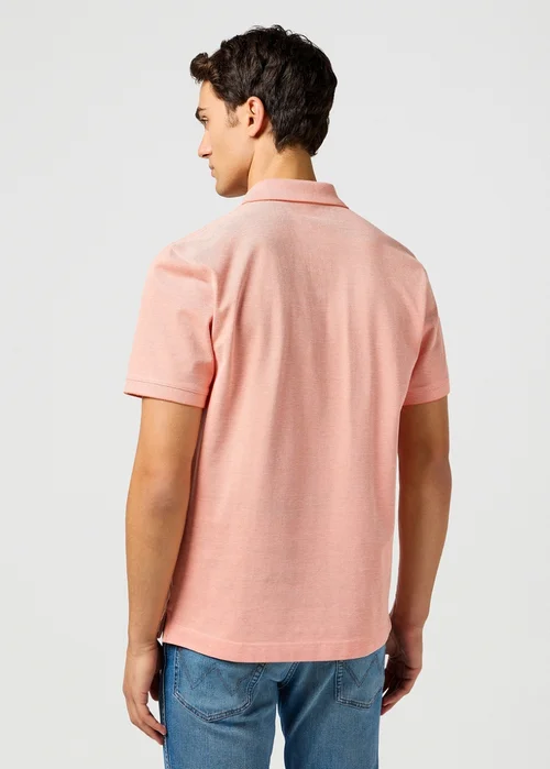 Wrangler Refined Polo Shirt Orange