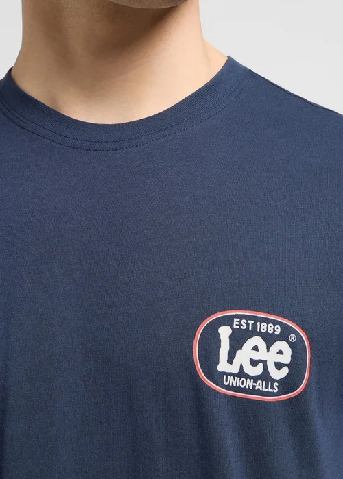Lee Regular Small Logo Tee Mood Indigo