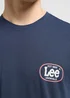 Lee Regular Small Logo Tee Mood Indigo