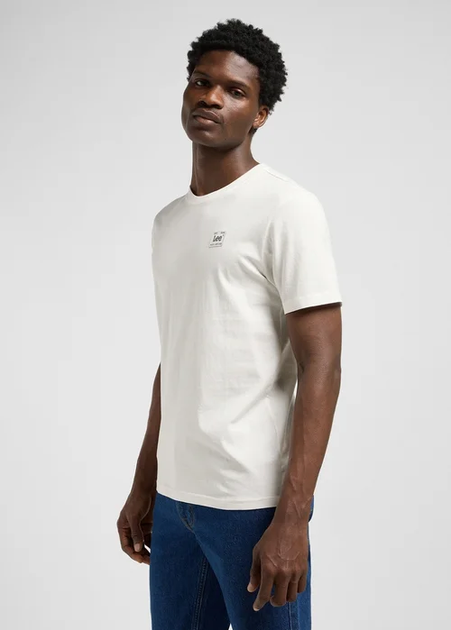 Lee Regular Tee Woven Label Ecru