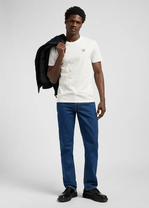 Lee Regular Tee Woven Label Ecru