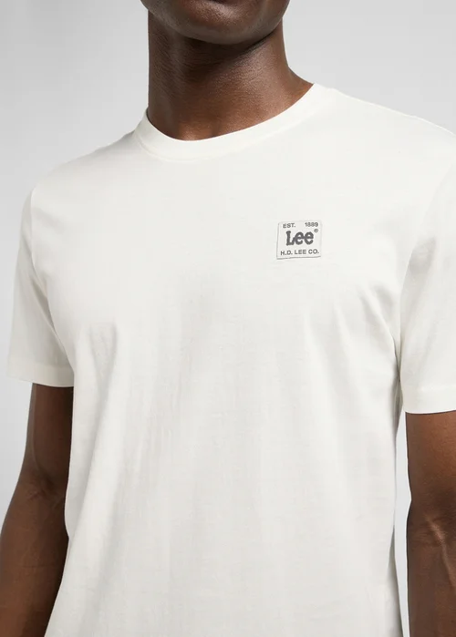 Lee Regular Tee Woven Label Ecru