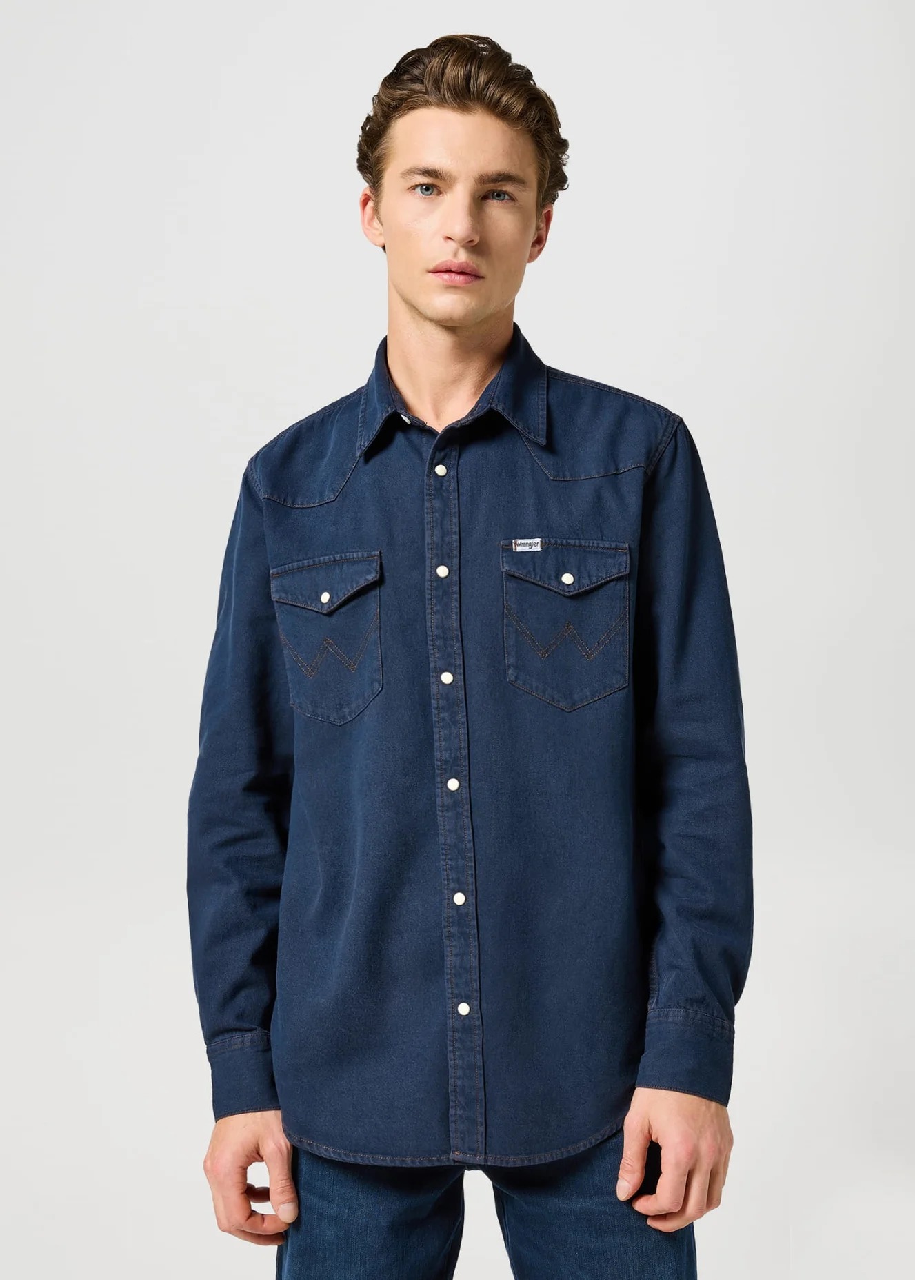 Wrangler Western Shirt Midnight Rodeo