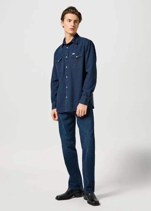 Wrangler Western Shirt Midnight Rodeo