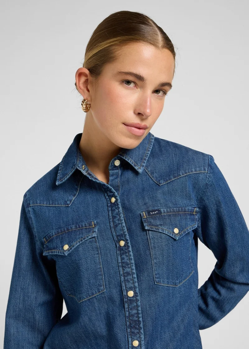 Lee Regular Western Shirt Denim Stacks