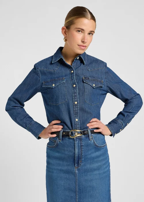 Lee Regular Western Shirt Denim Stacks