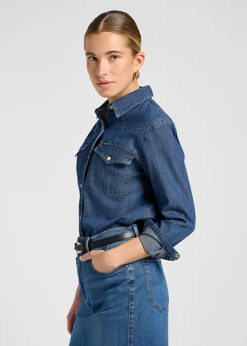 Lee Regular Western Shirt Denim Stacks