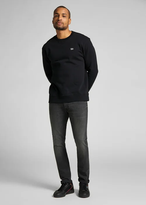 Lee Plain Crew Sweatshirt Black