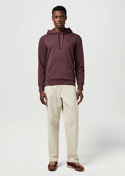 Wrangler Sign Off Hoodie Mahogany