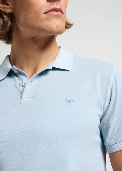 Lee Garment Dye Polo Concrete Gray