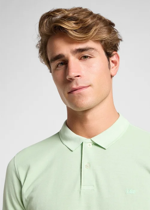Lee Garment Dye Polo Soft Sage