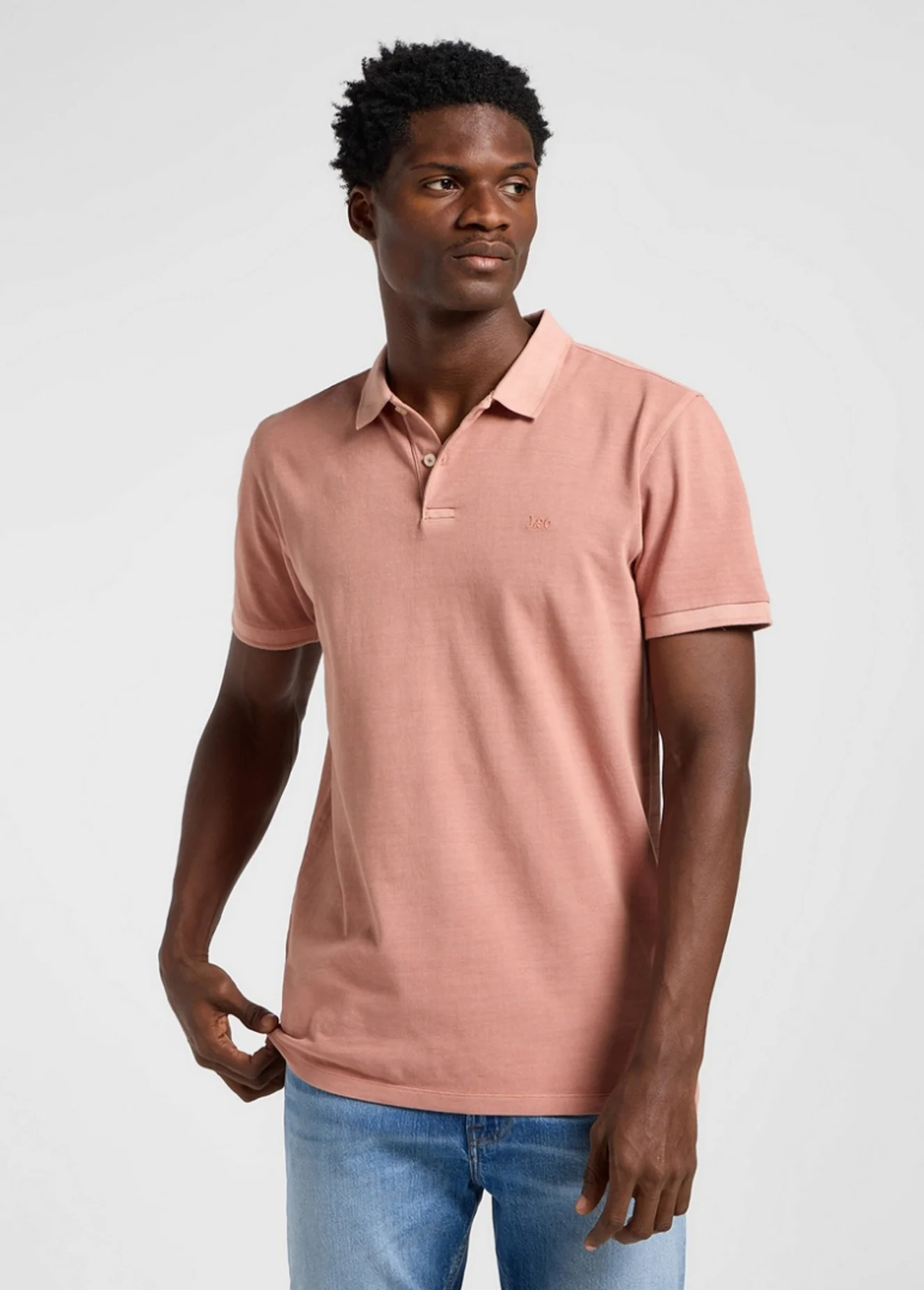 Lee Garment Dye Polo Sepia