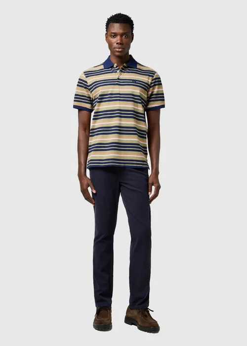 Wrangler Stripe Polo Shirt Aloe