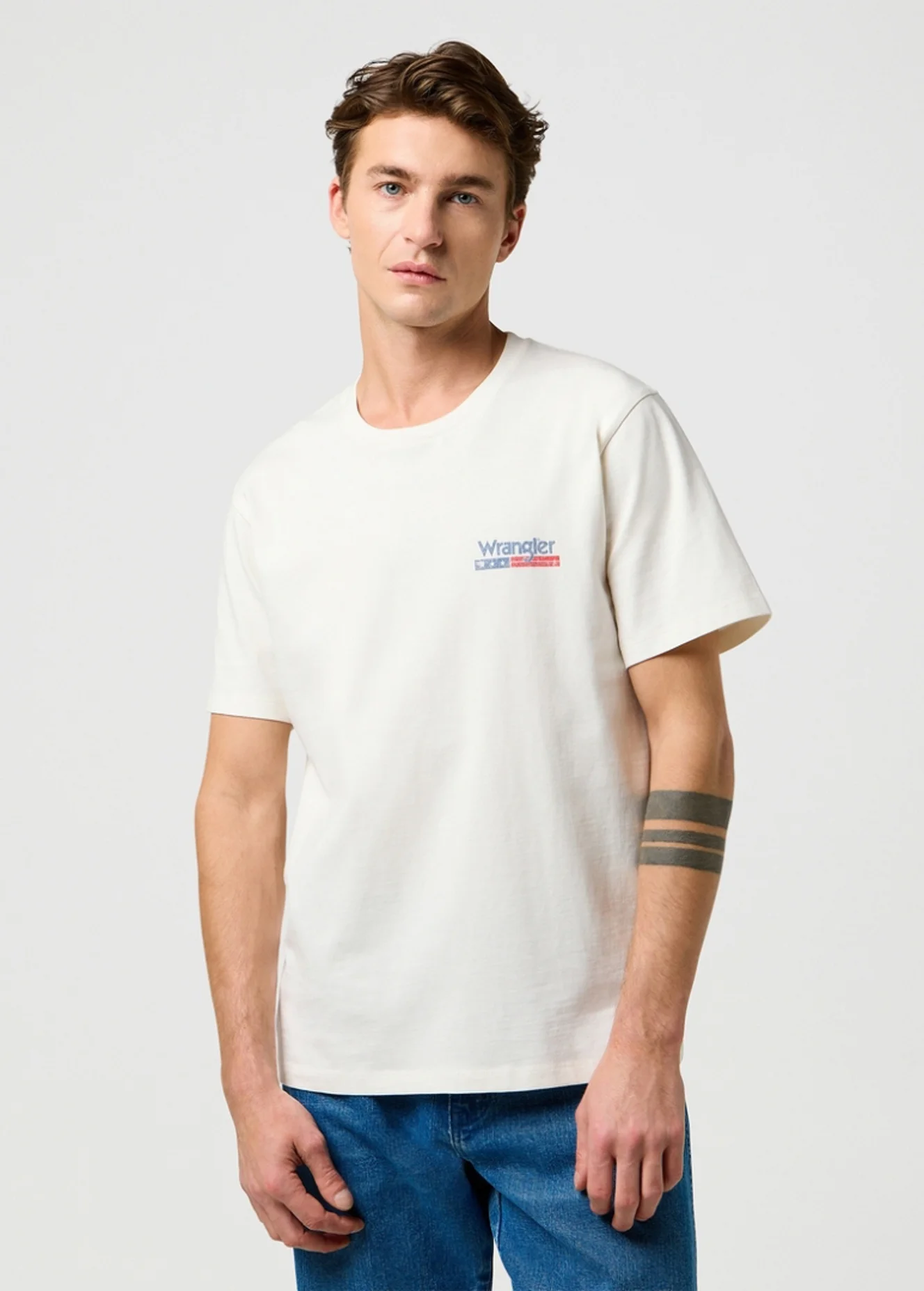 Wrangler Americana Tee Worn White